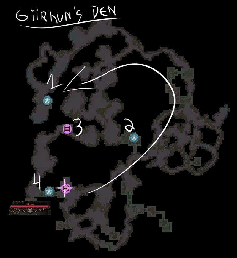 Giirhun's Den Map