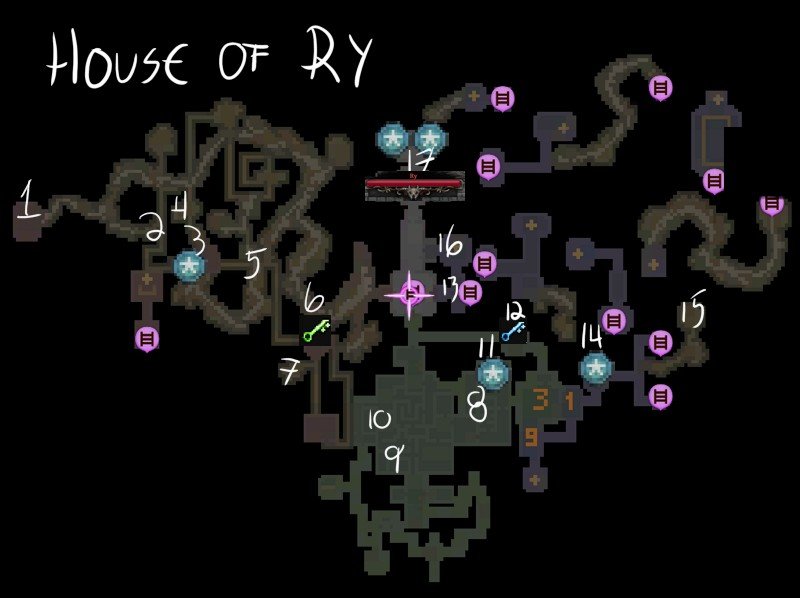 House of Ry Map