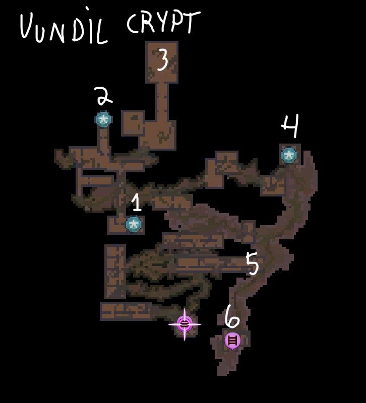 Vundil Crypt Map