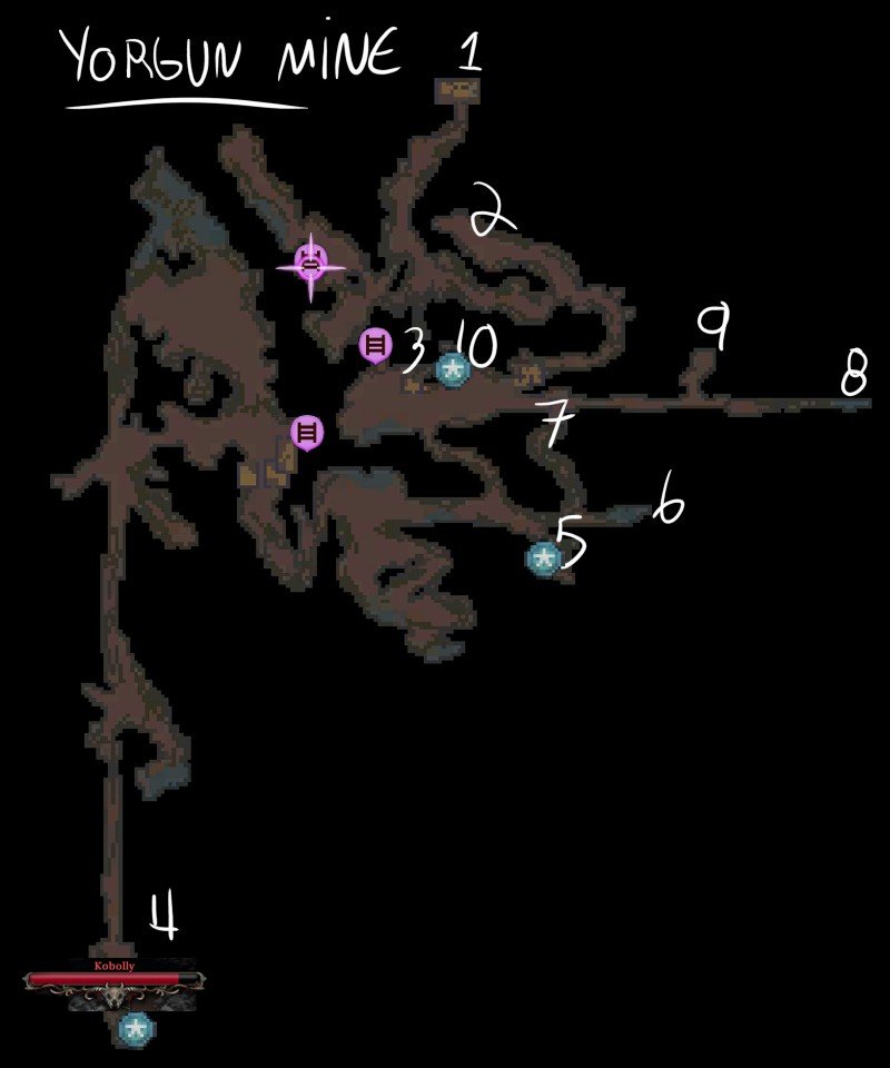 Yorgun Mine Map